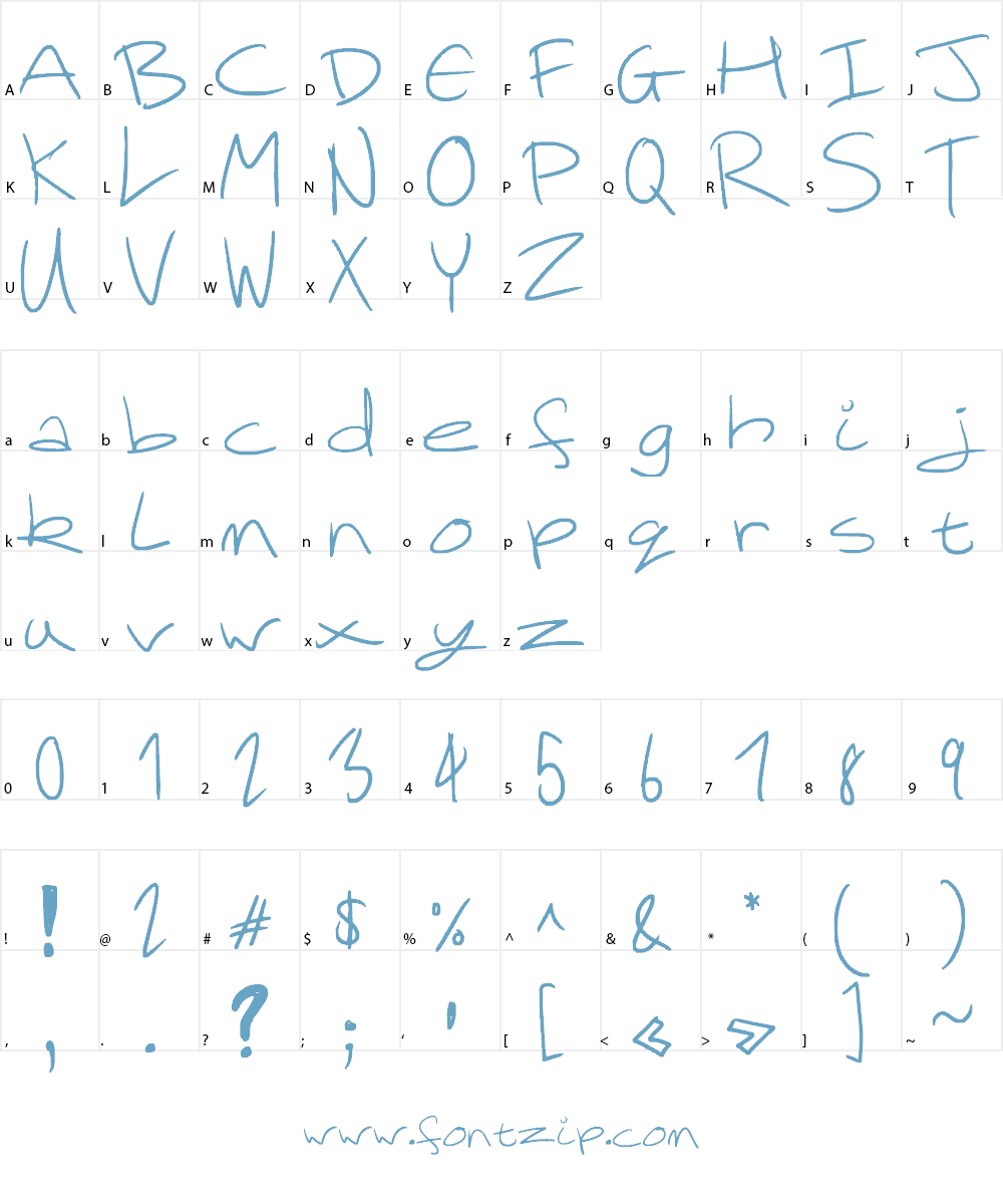 Let Loose or Else! Font Character